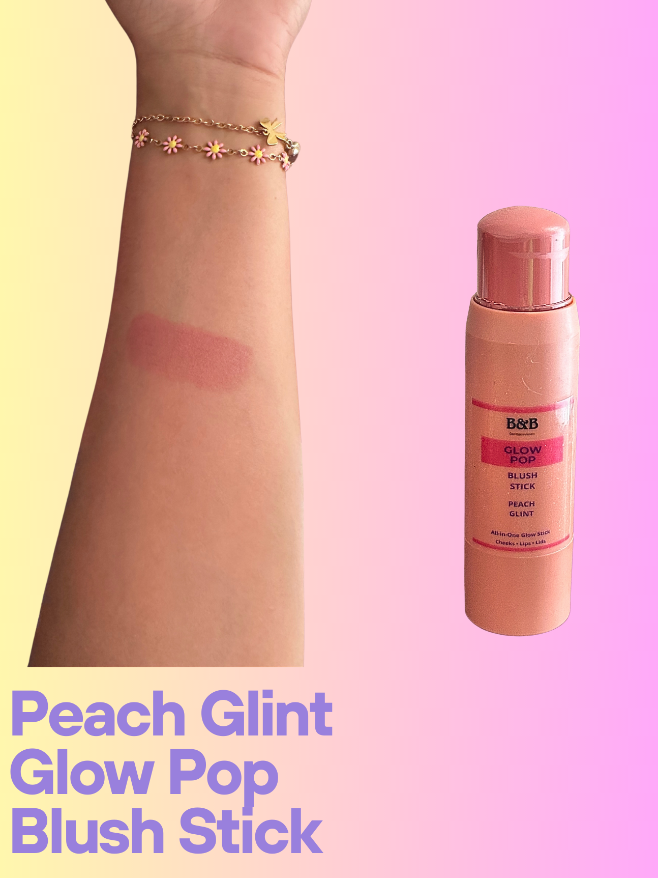 Peach Glint - Glow Pop Blush Stick