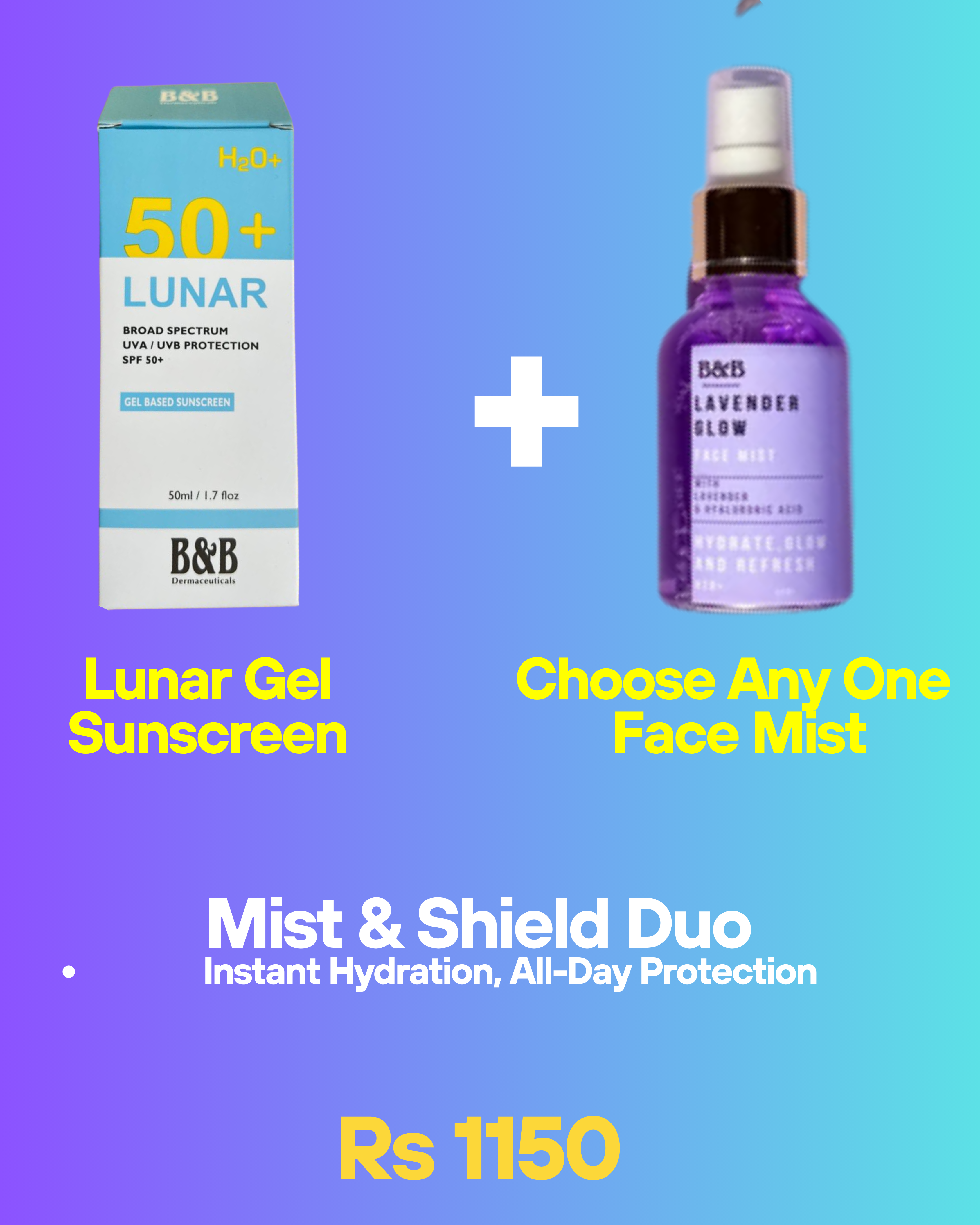 LUNAR SUNCREEN + MIST BUNDLE H20