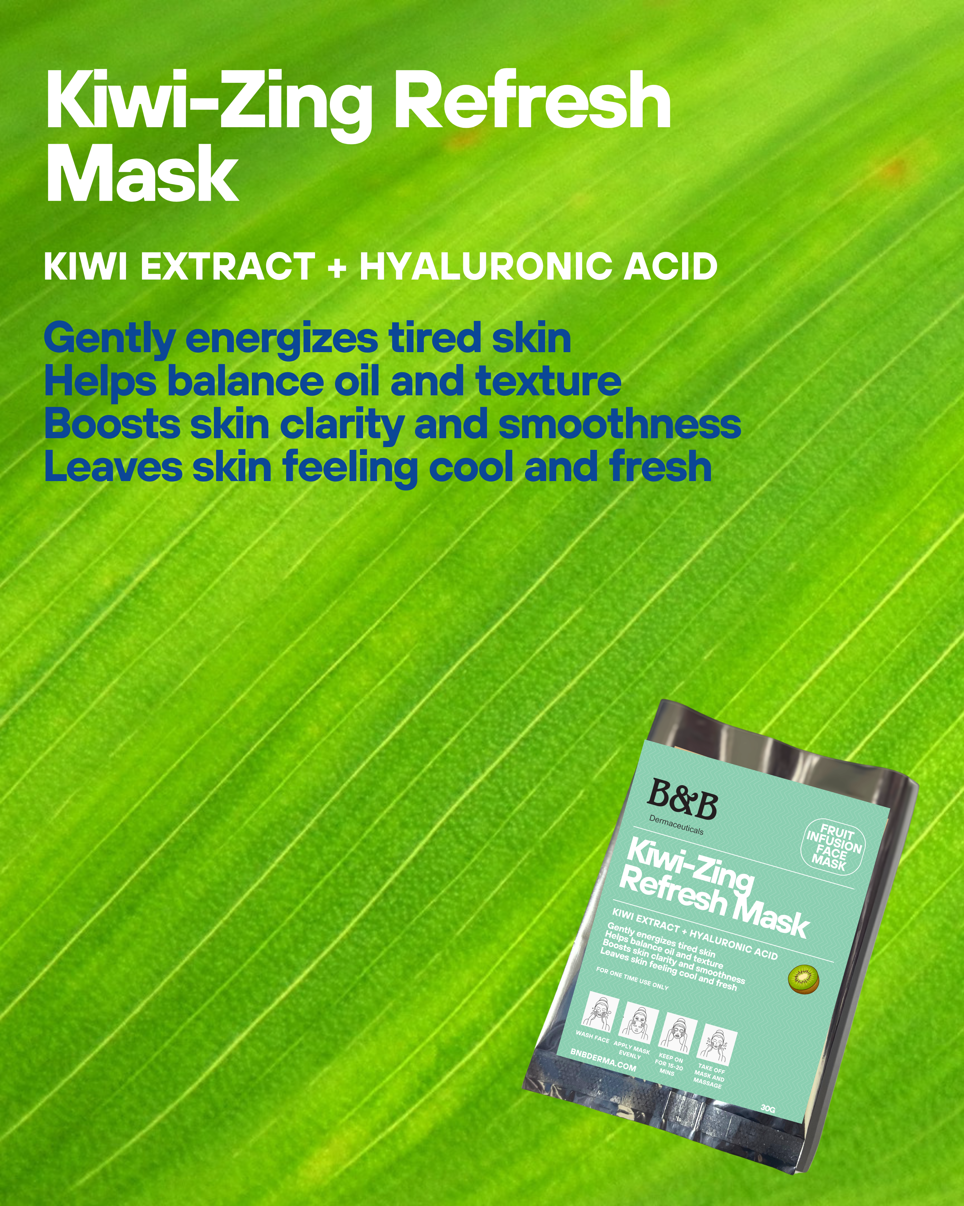 Kiwi Zing Sheet Mask in Pakistan