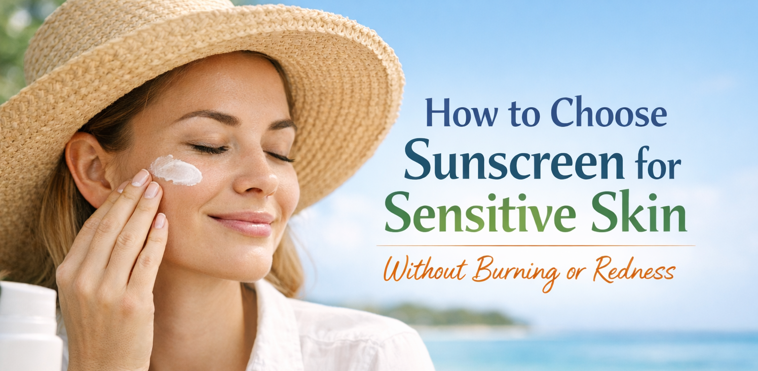 How to Choose Sunscreen for Sensitive Skin Without Burning