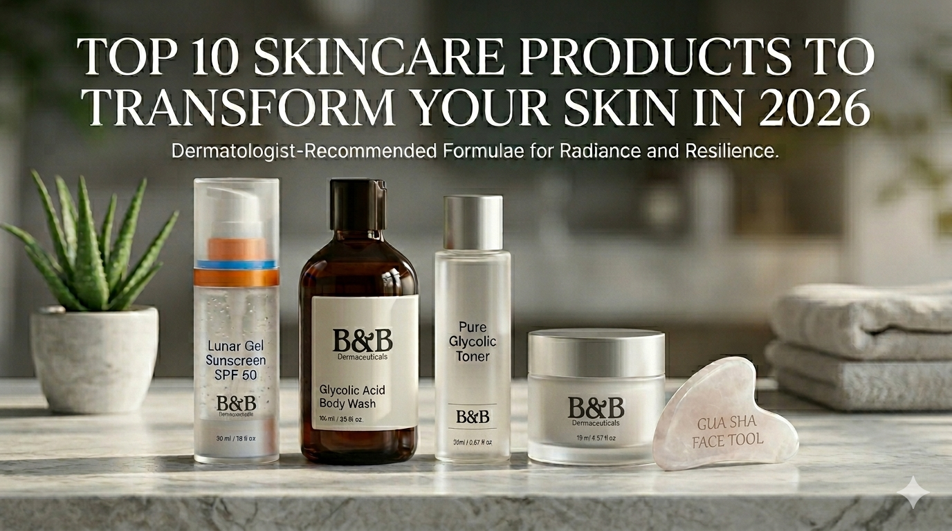 Top 10 Skincare Products to Transform Your Skin in 2026 | B&B Derma