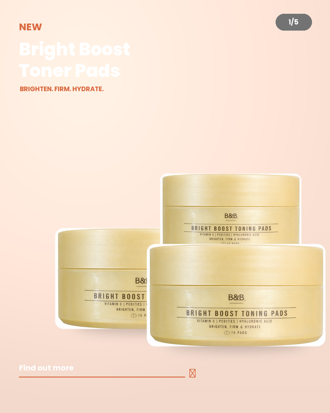 Bright Boost Toner Pads
