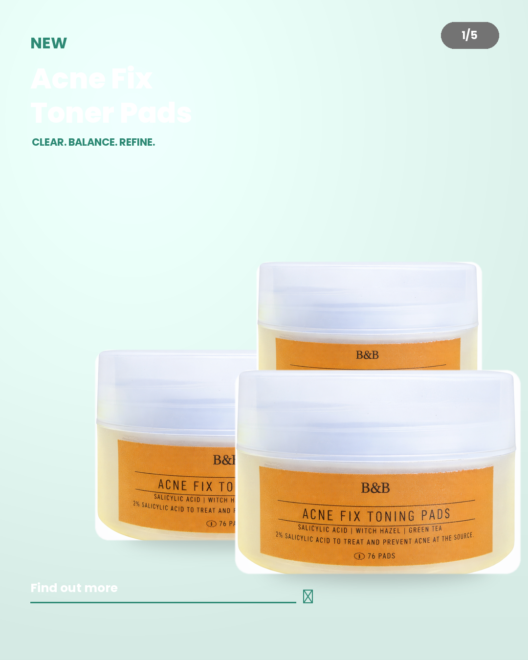 ACNE FIX TONER PADS