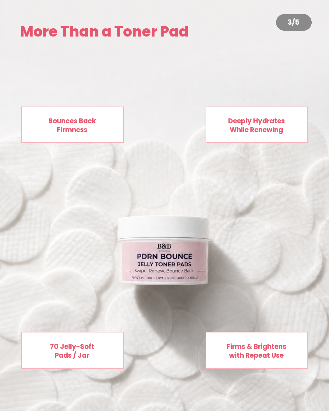 PDRN Bounce Jelly Toner Pads