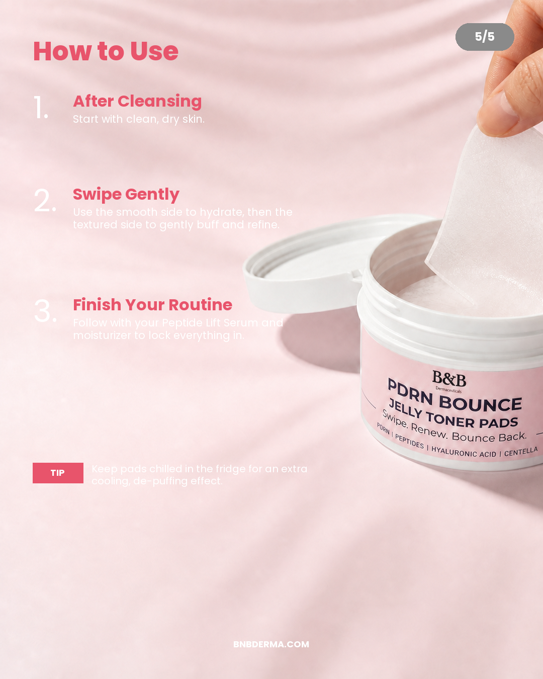 PDRN Bounce Jelly Toner Pads