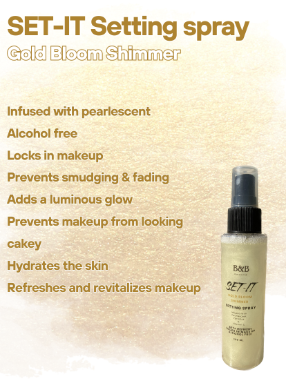 SET-IT Setting Spray - Gold Bloom Shimmer