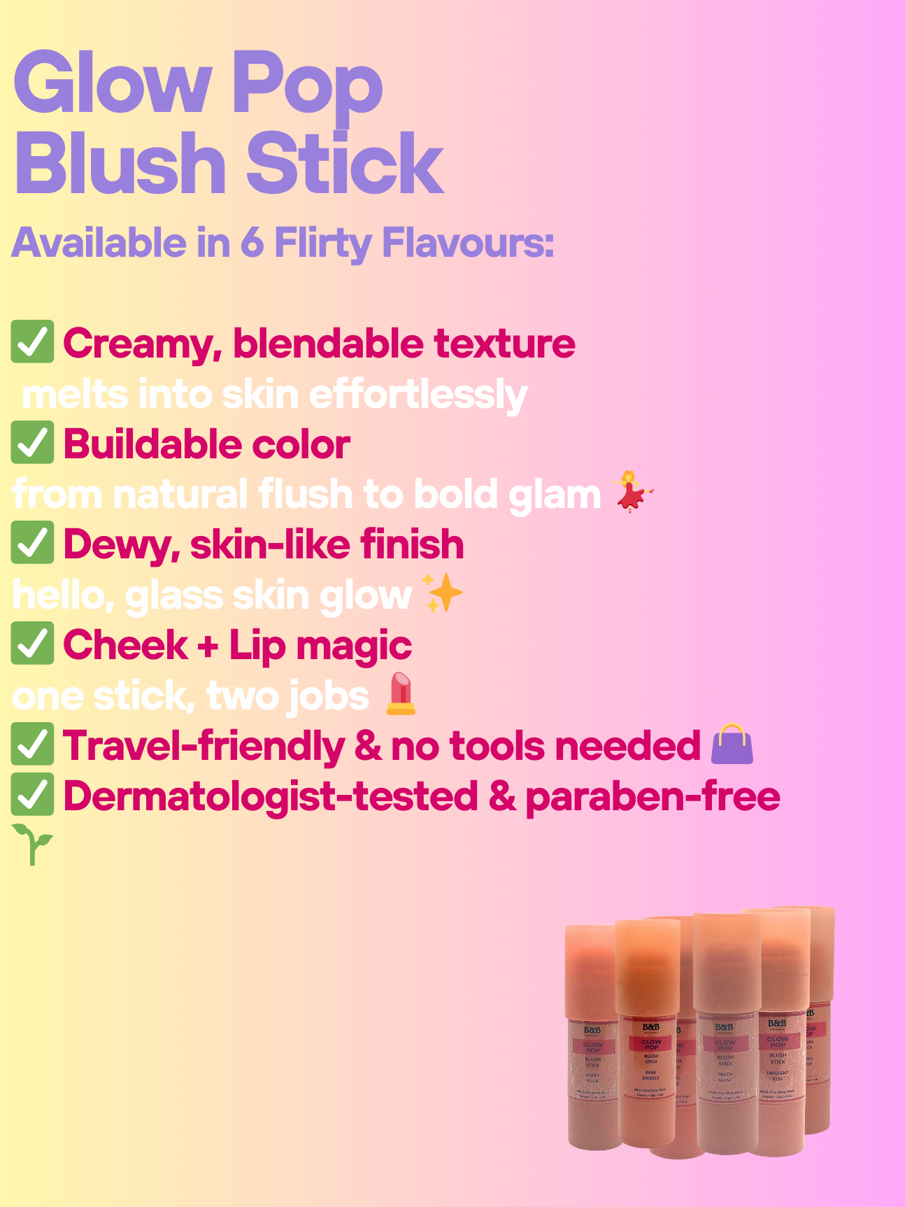 Guide - Glow Pop Blush Stick