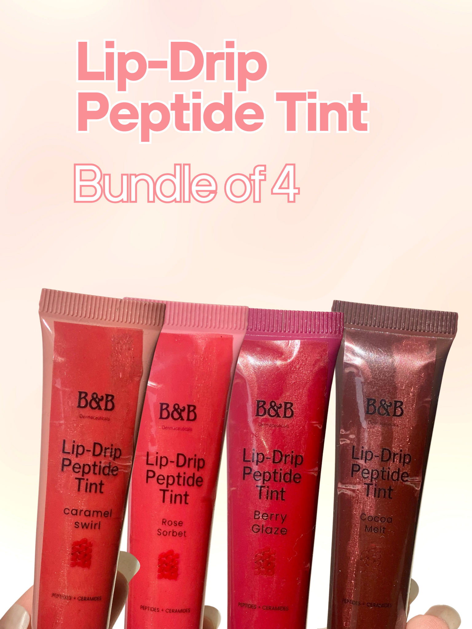 Lip-Drip Peptide Tint Bundle of 4