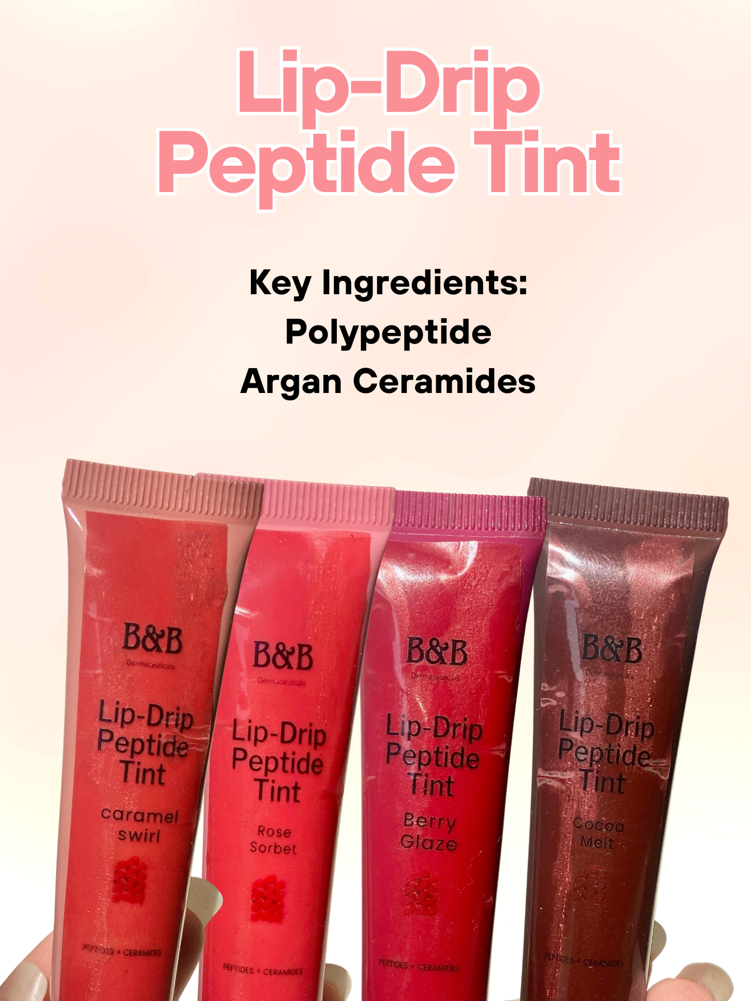 Lip-Drip Peptide Tint Bundle of 4