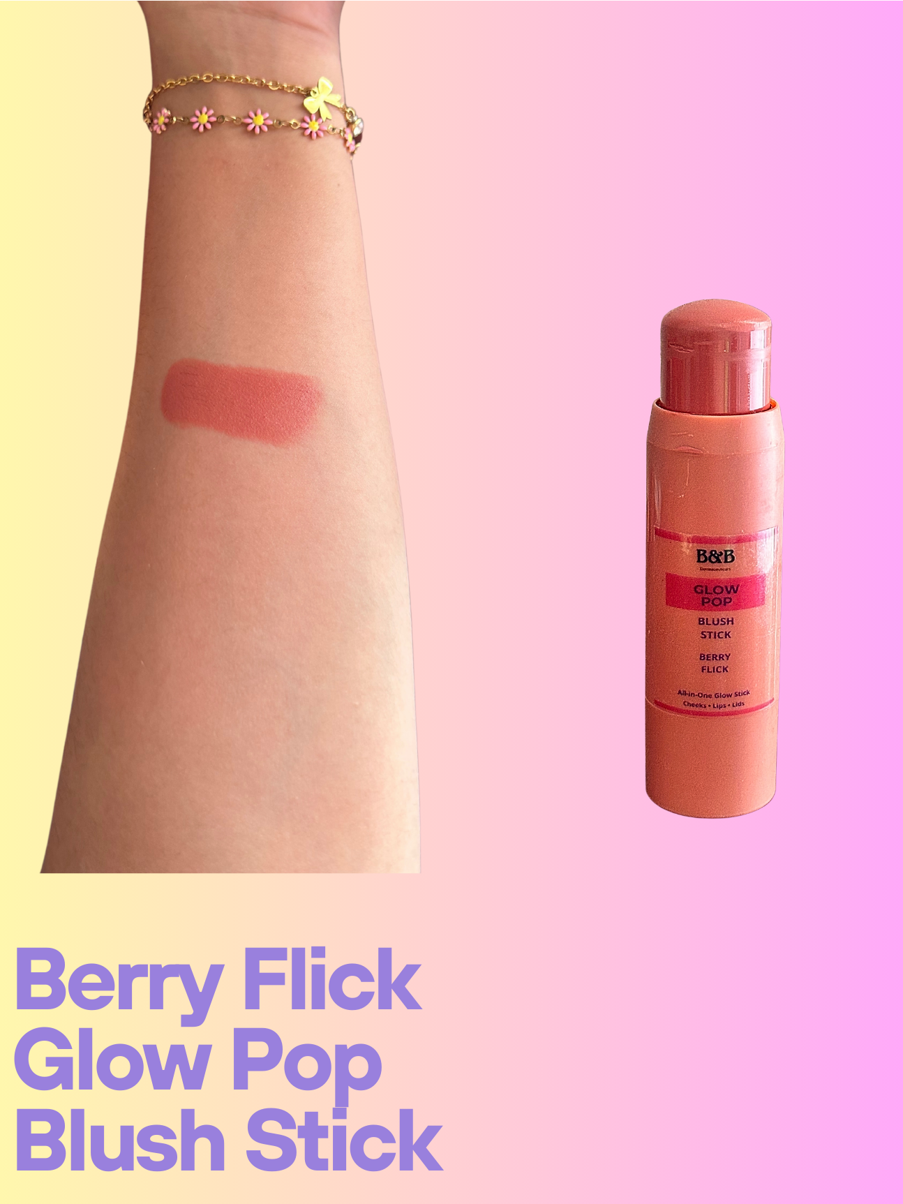 Berry Flick - Glow Pop Blush Stick