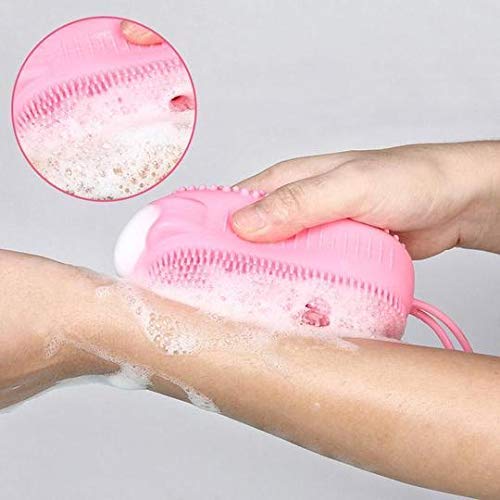 Air Silicone Bubble Bath Body Brush with Foam