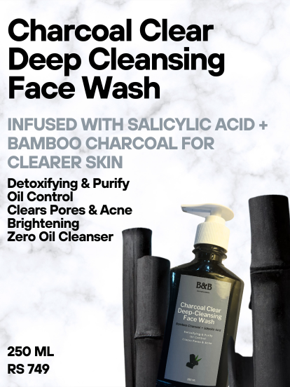 Charcoal Clear Deep-Cleansing Face Wash