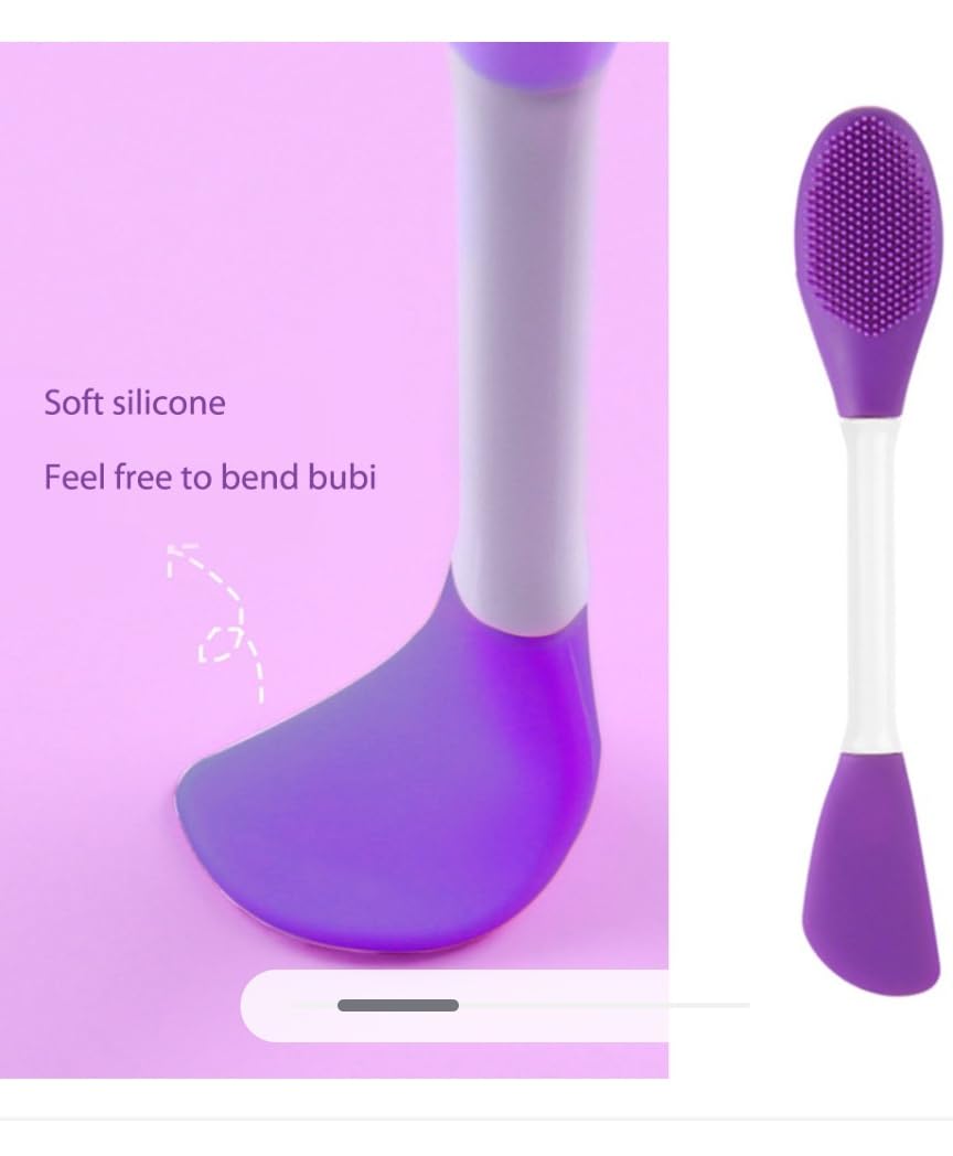 Air Double Face Mask Brush with Face Mask Applicator Silicon