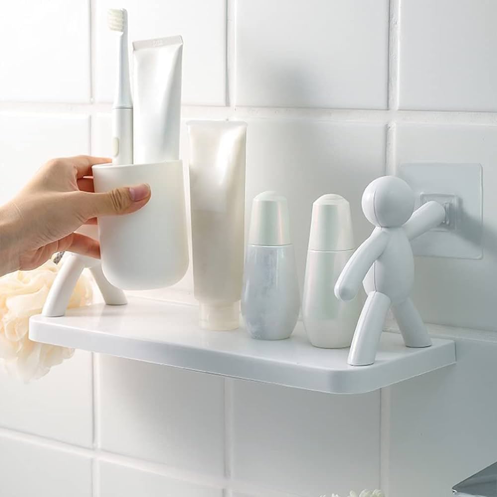 Skincare Shelf  for Bathroom Use ( Stick On )