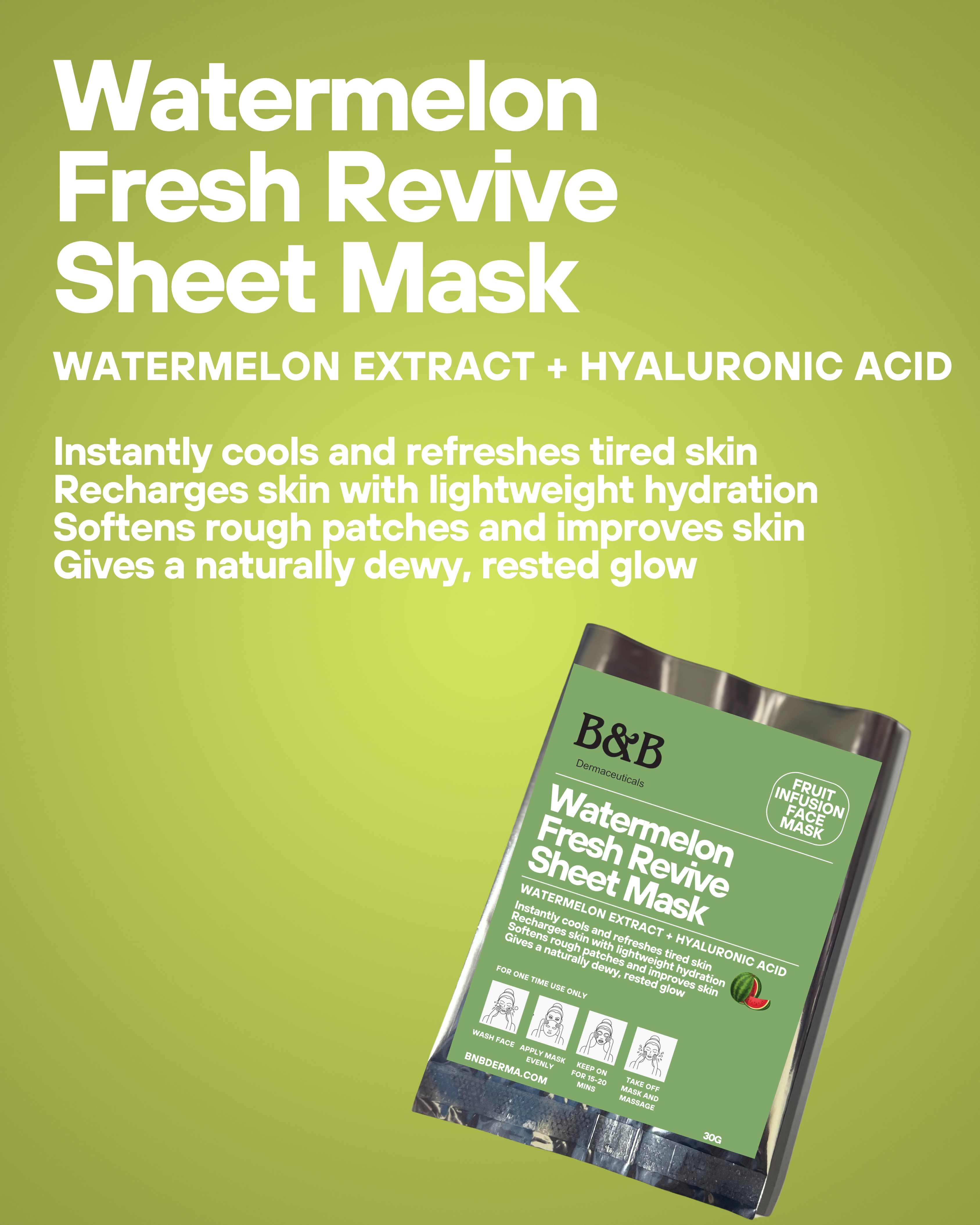 Watermelon-Fresh Revive Sheet Mask