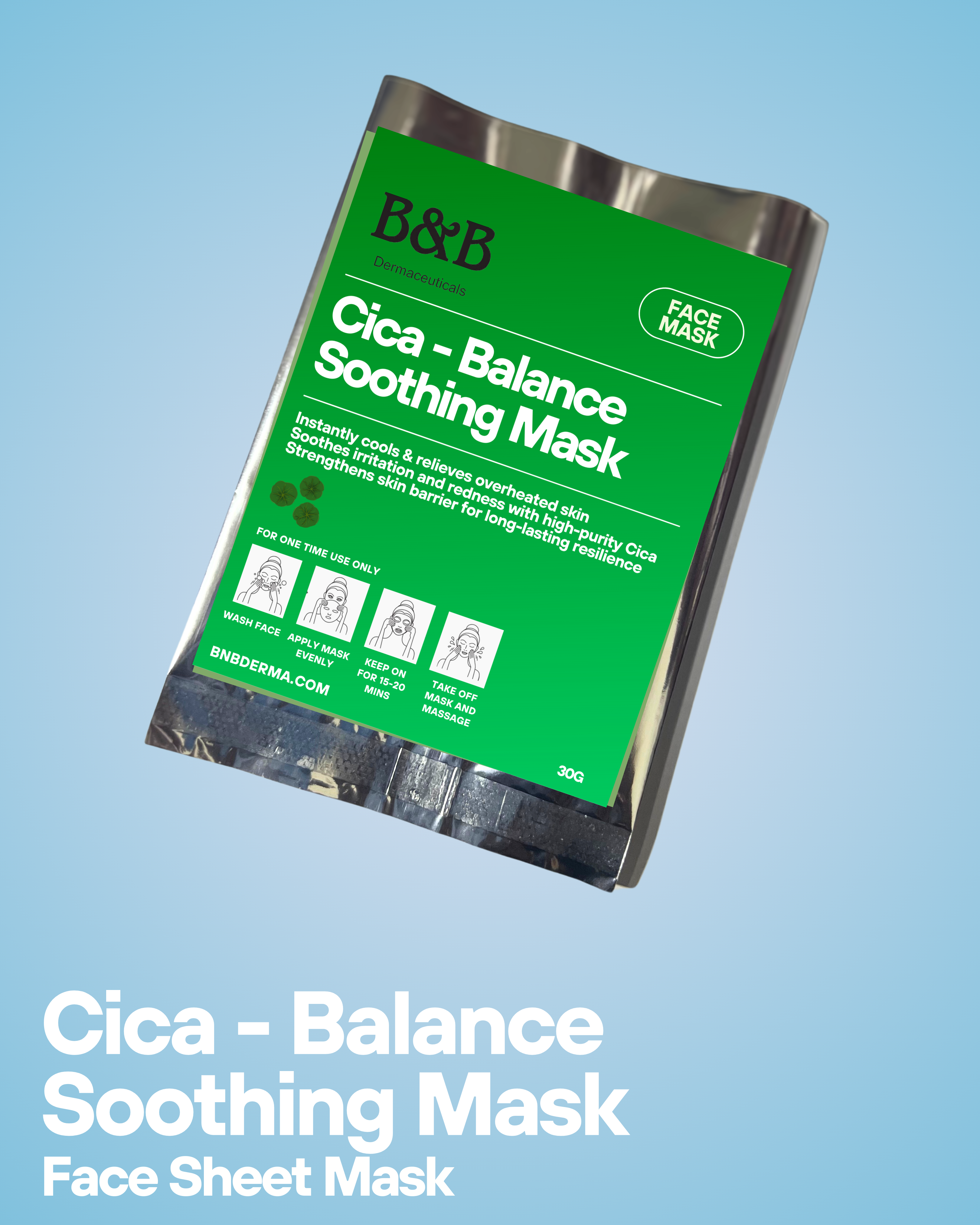 Cica-Balance Soothing Face Sheet Mask