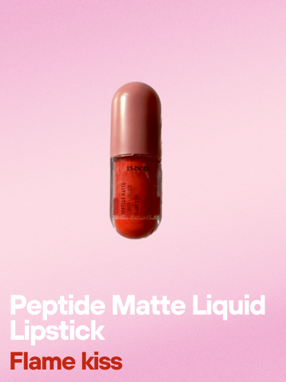 Flame Kiss – Peptide Matte Liquid Lipstick