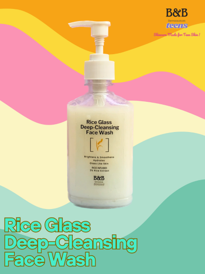 Rice Glass Deep-Cleansing Face Wash Teens