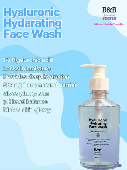 Hyaluronic Hydrating Face Wash Teens