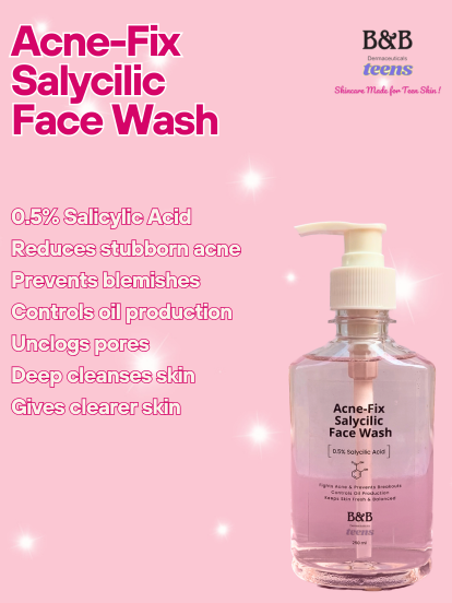Buy Teen Acne Control Starter Kit Face Wash Online in Pakistan at B&B Derma – Gentle Daily Cleanser for Acne-Prone Teenage Skin and Excess Oil 2