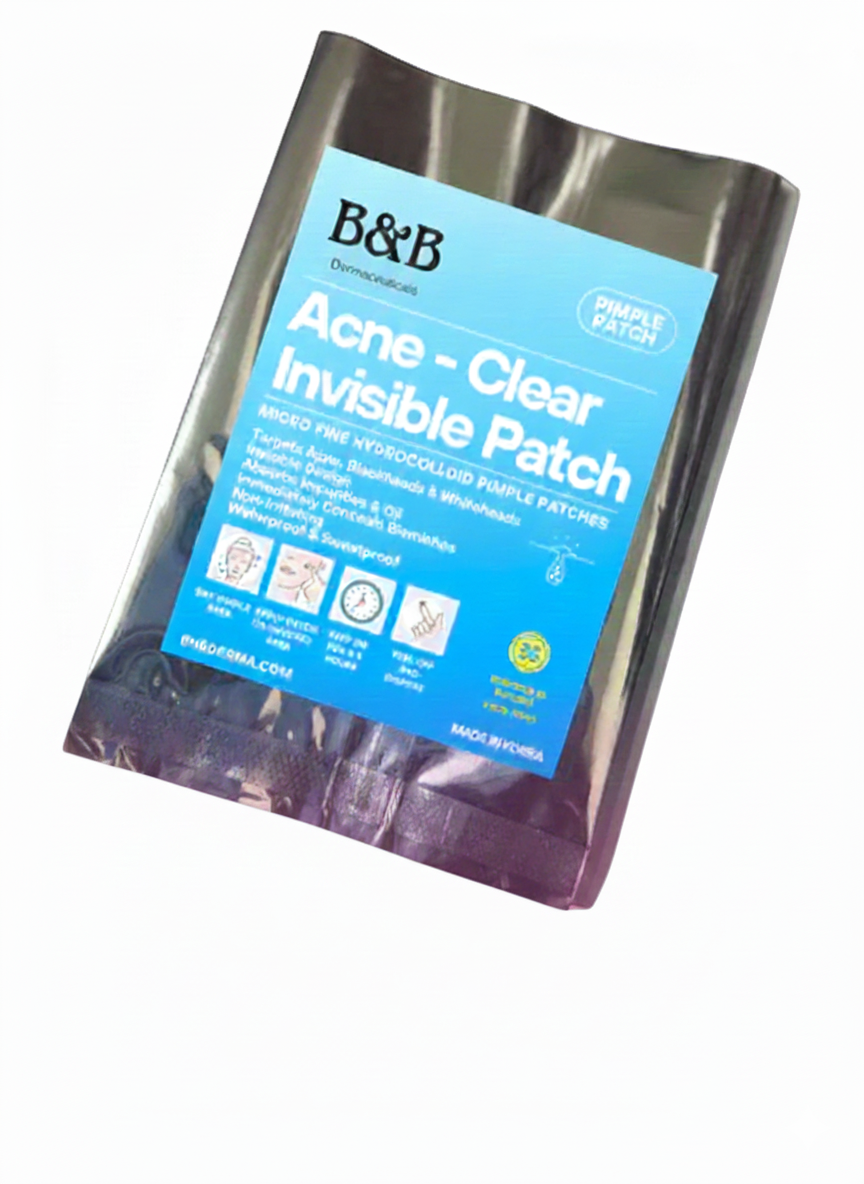 Acne Clear Invisible Pimple Patch | B&B Derma1