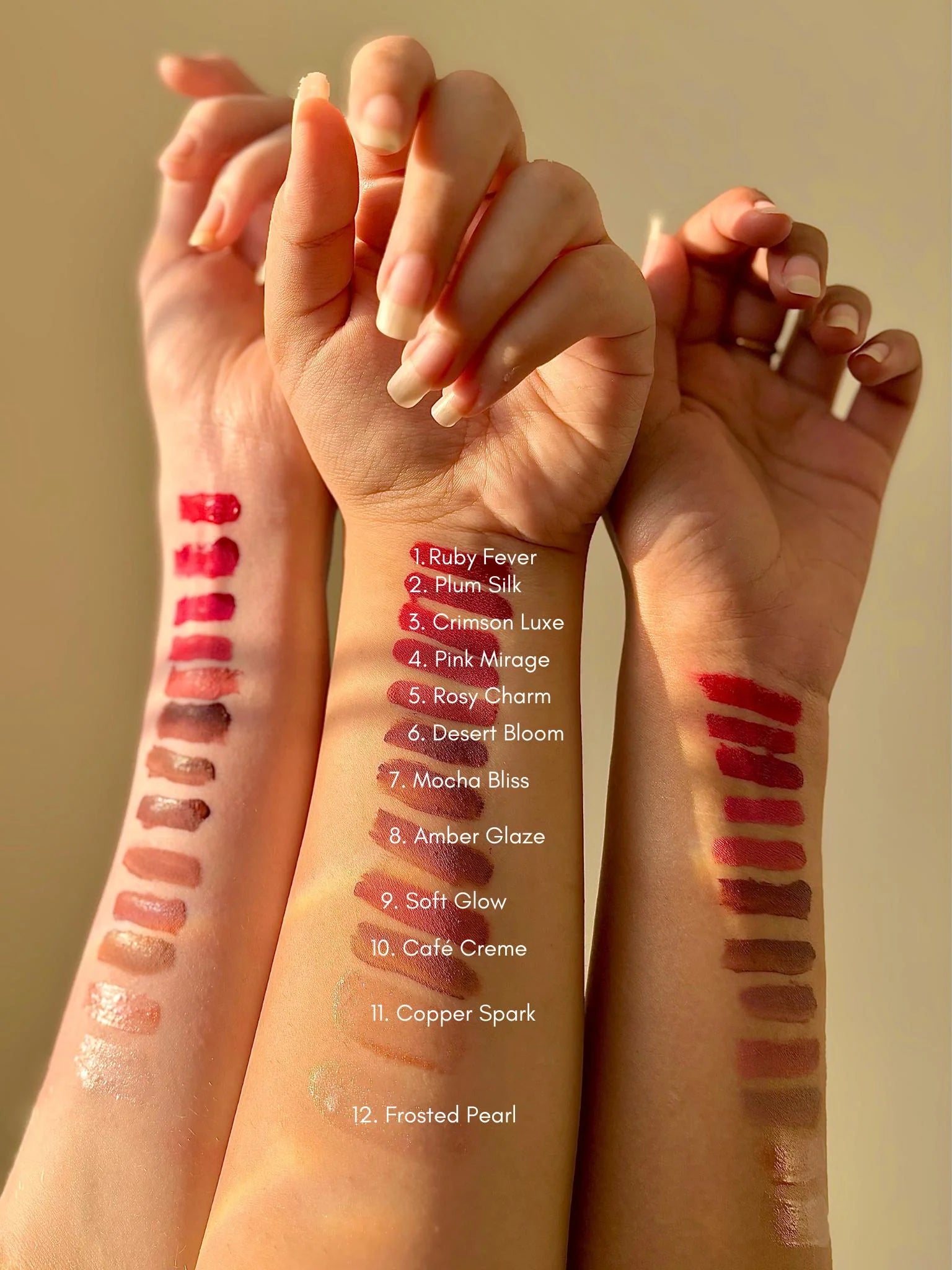 Bundle of 5 for Peptide Matte Liquid Lipstick