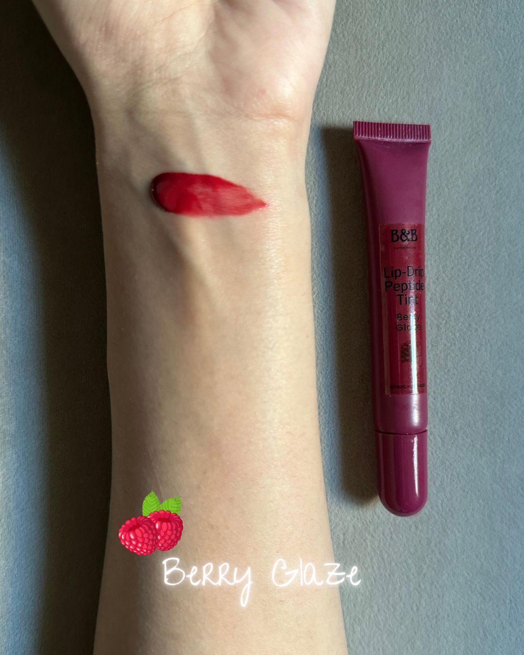 Lip-Drip Peptide Tint – Berry Glaze 🍓✨