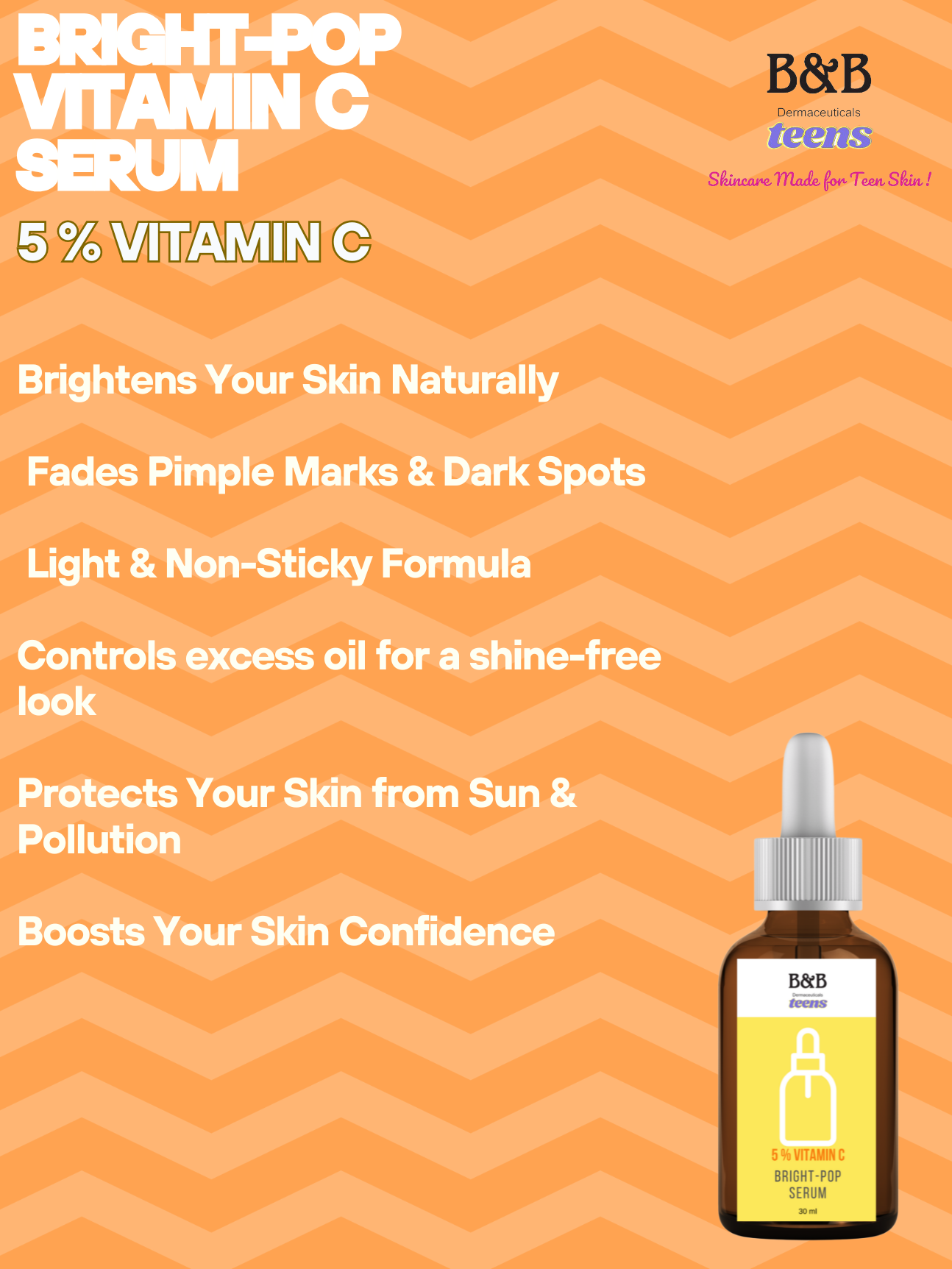Best Bright Pop Vitamin C Serum - Powerful Brightening Formula that Reduces Dark Spots, Evens Skin Tone and Boosts Radiance for Glowing, Youthful Skin 3