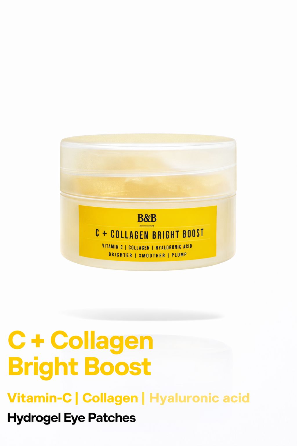 C + Collagen Bright Boost Hydrogel Eye Patches | B&B Derma1