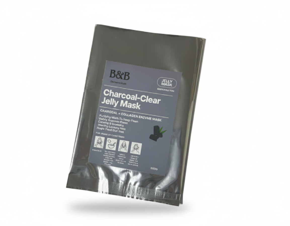 Charcoal-Clear Jelly Mask | B&B Derma1