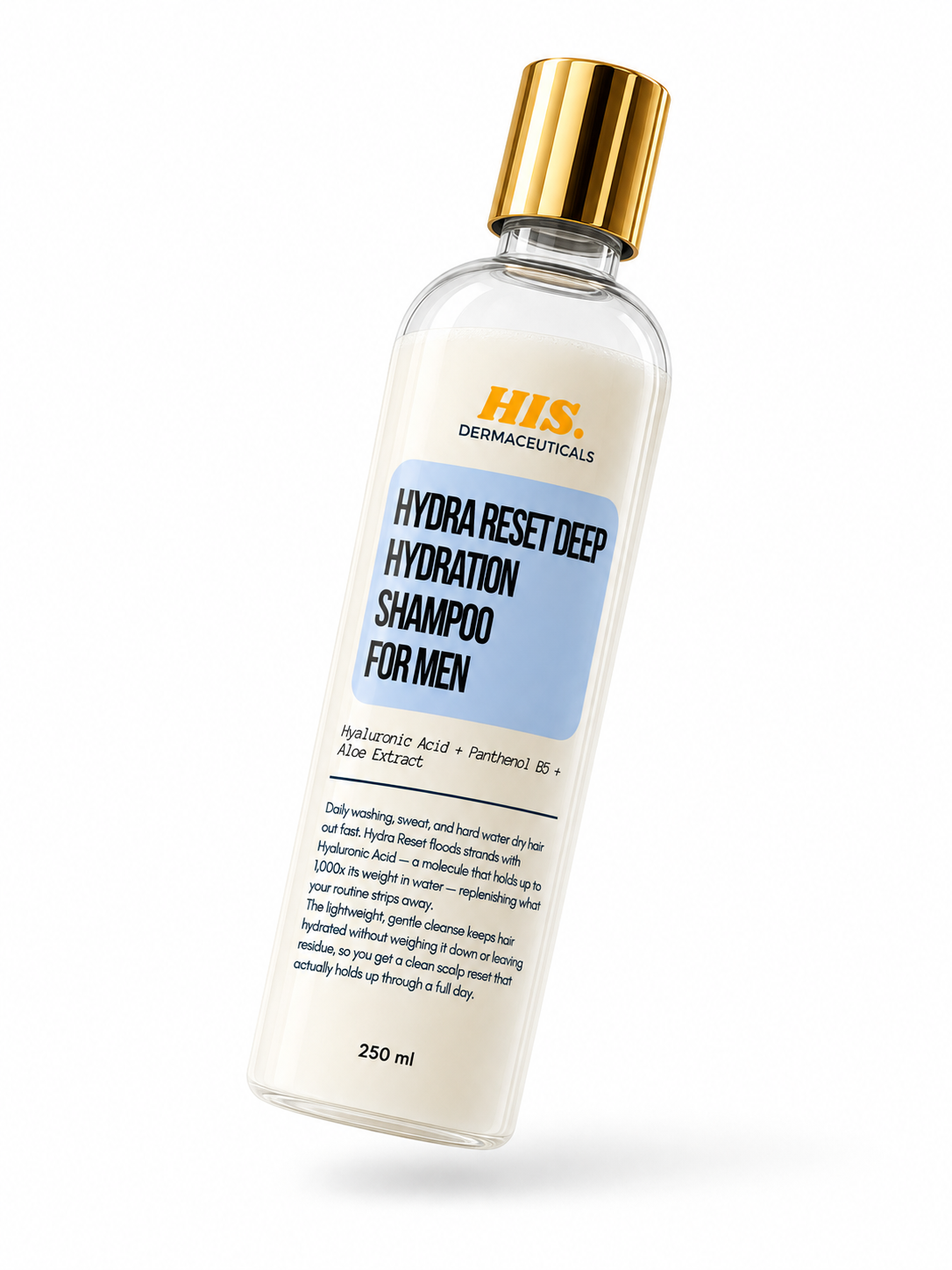 His Derma Hydra Reset Deep Hydration Shampoo for Men