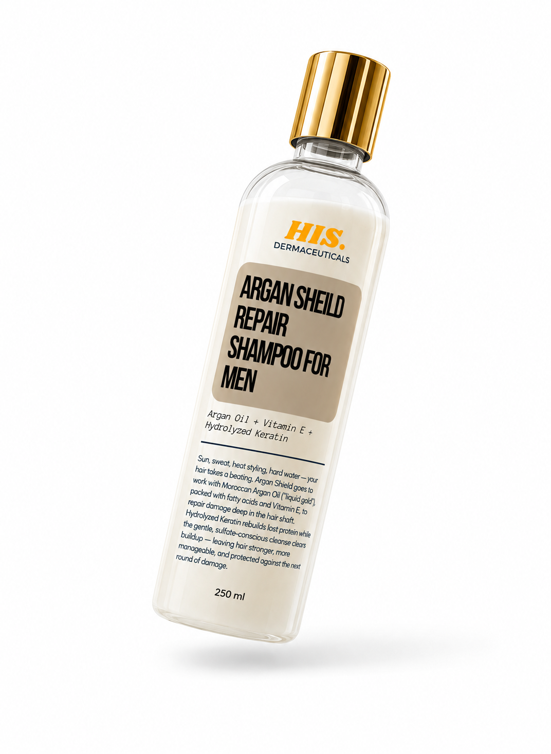 His Derma Argan Shield Repair Shampoo for Men