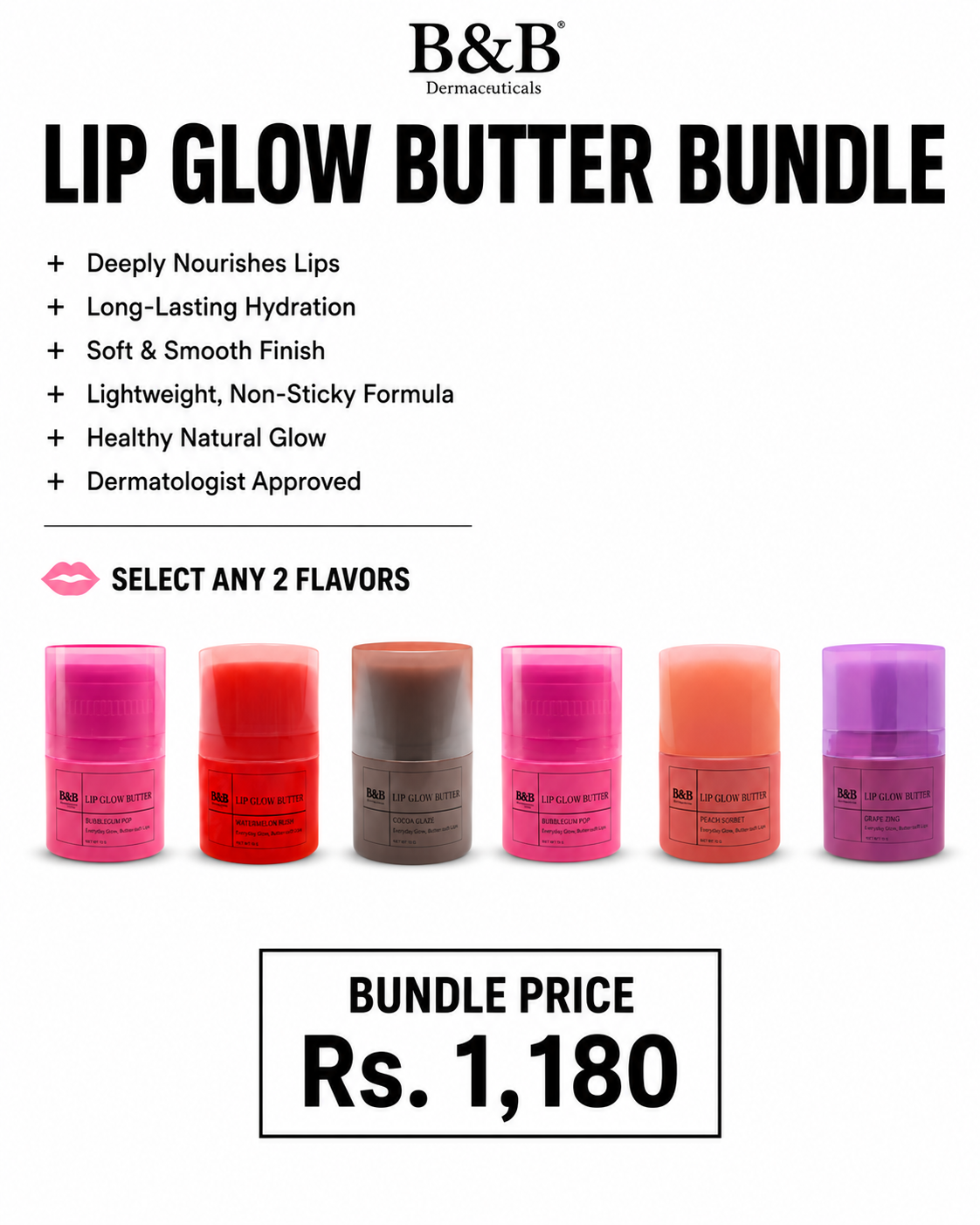 LIP GLOW BUTTER - PACK OF 2