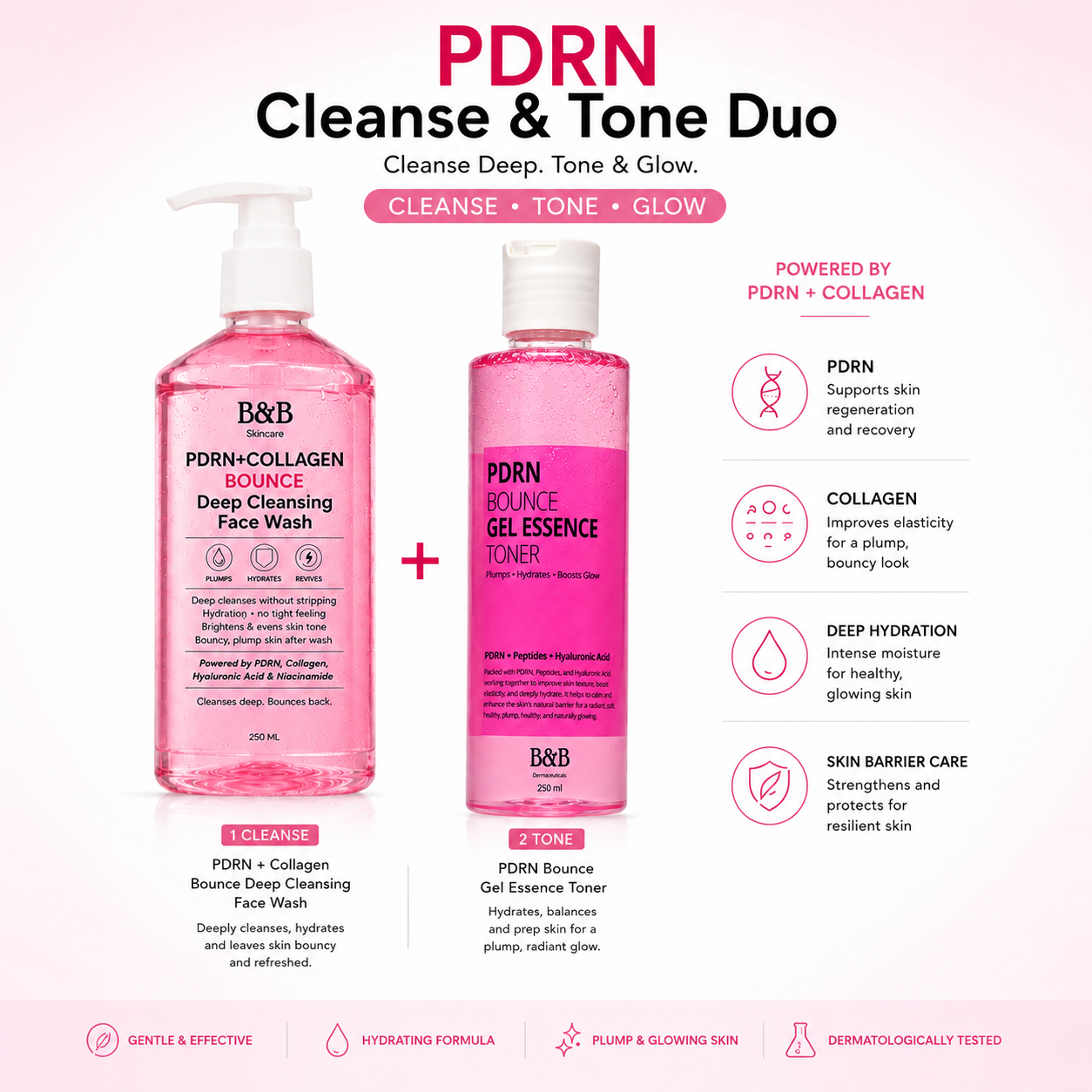 PDRN Cleanse & Tone Duo