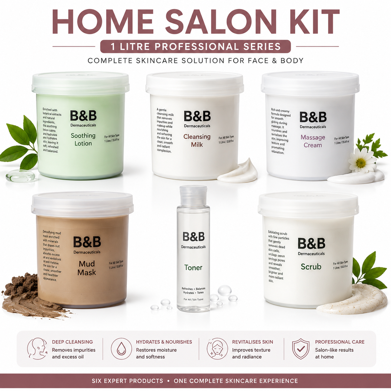 Salon Professional Kit — 6 × 1 Litre