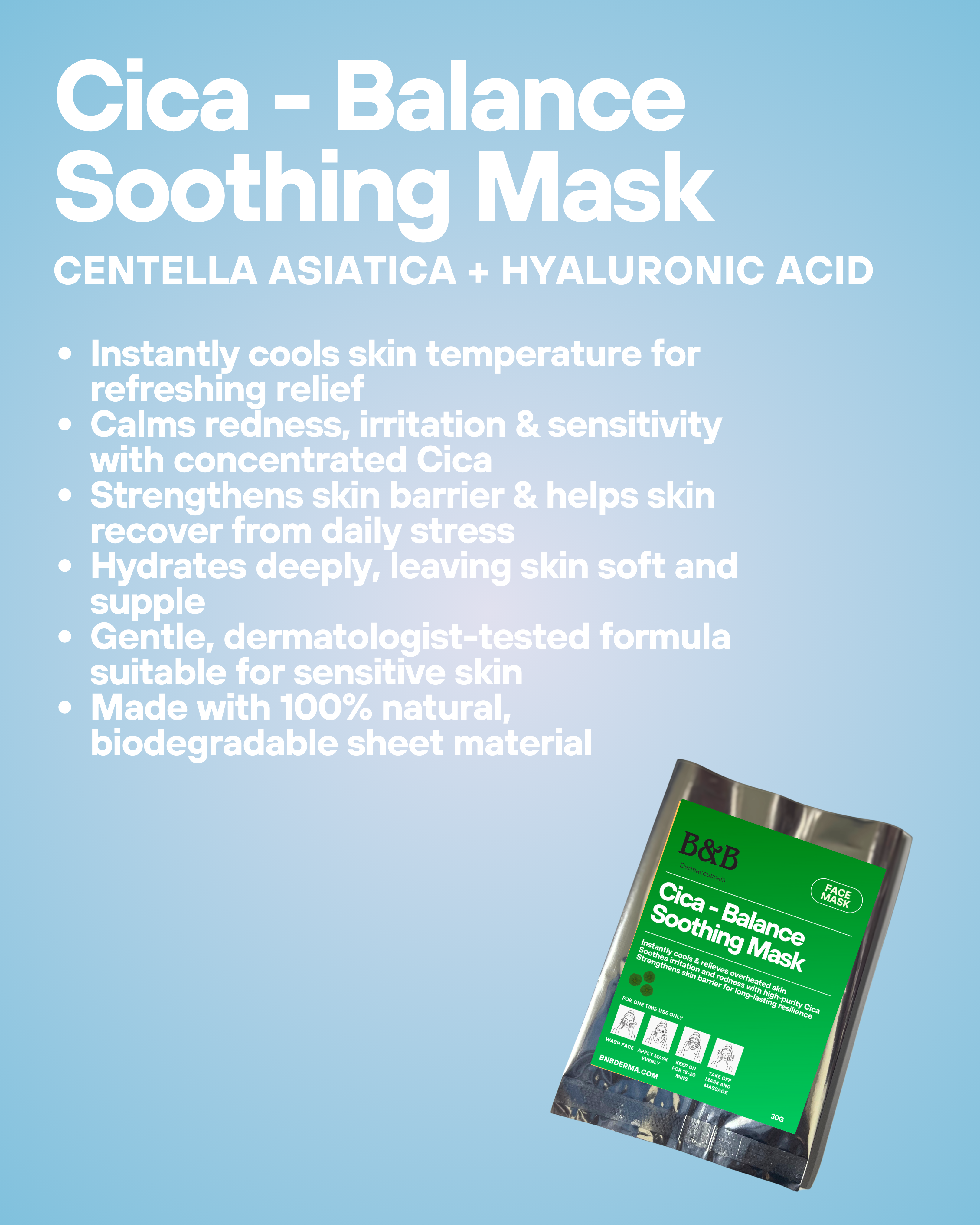 Cica-Balance Soothing Face Sheet Mask in Pakistan