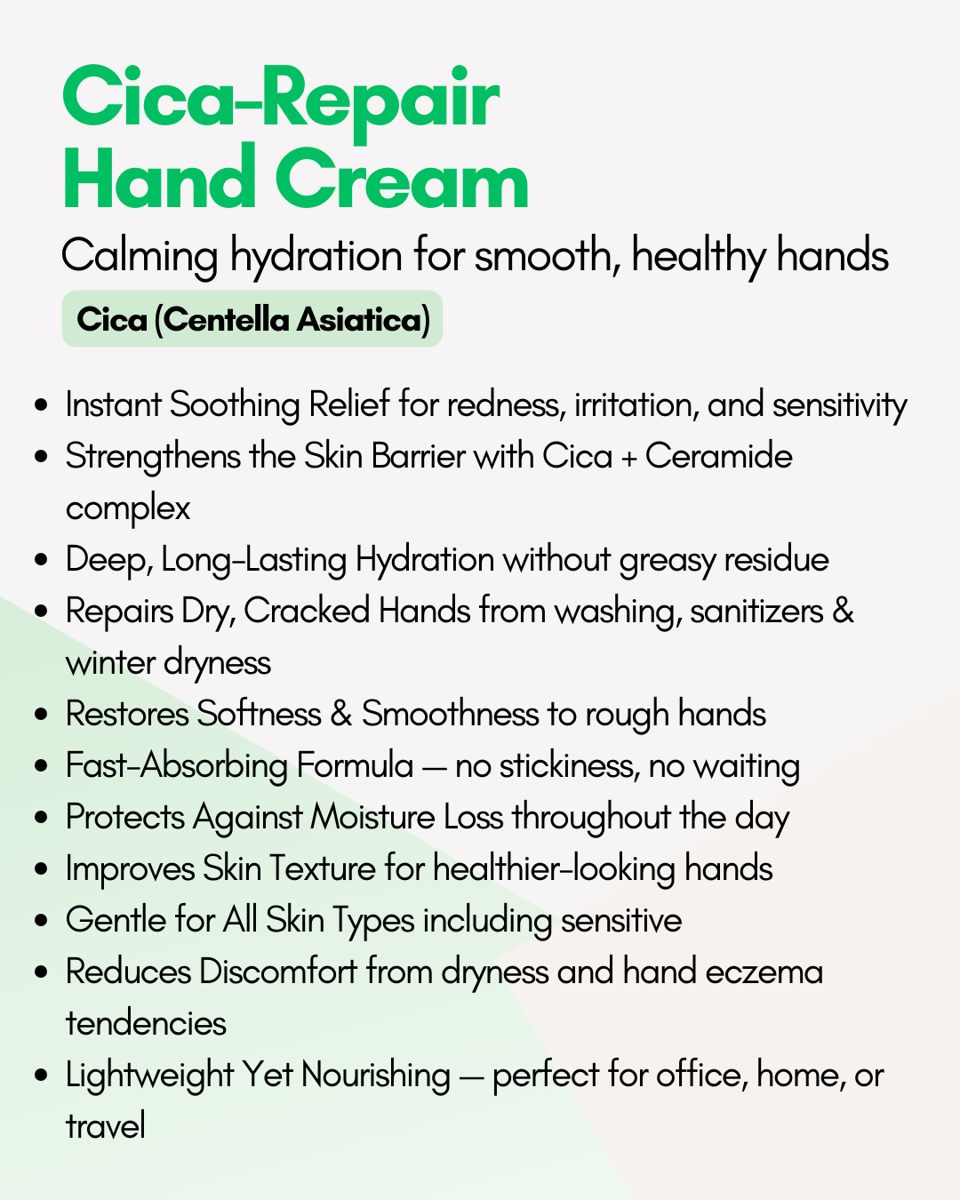 Cica-Repair Hand Cream | B&B Derma2
