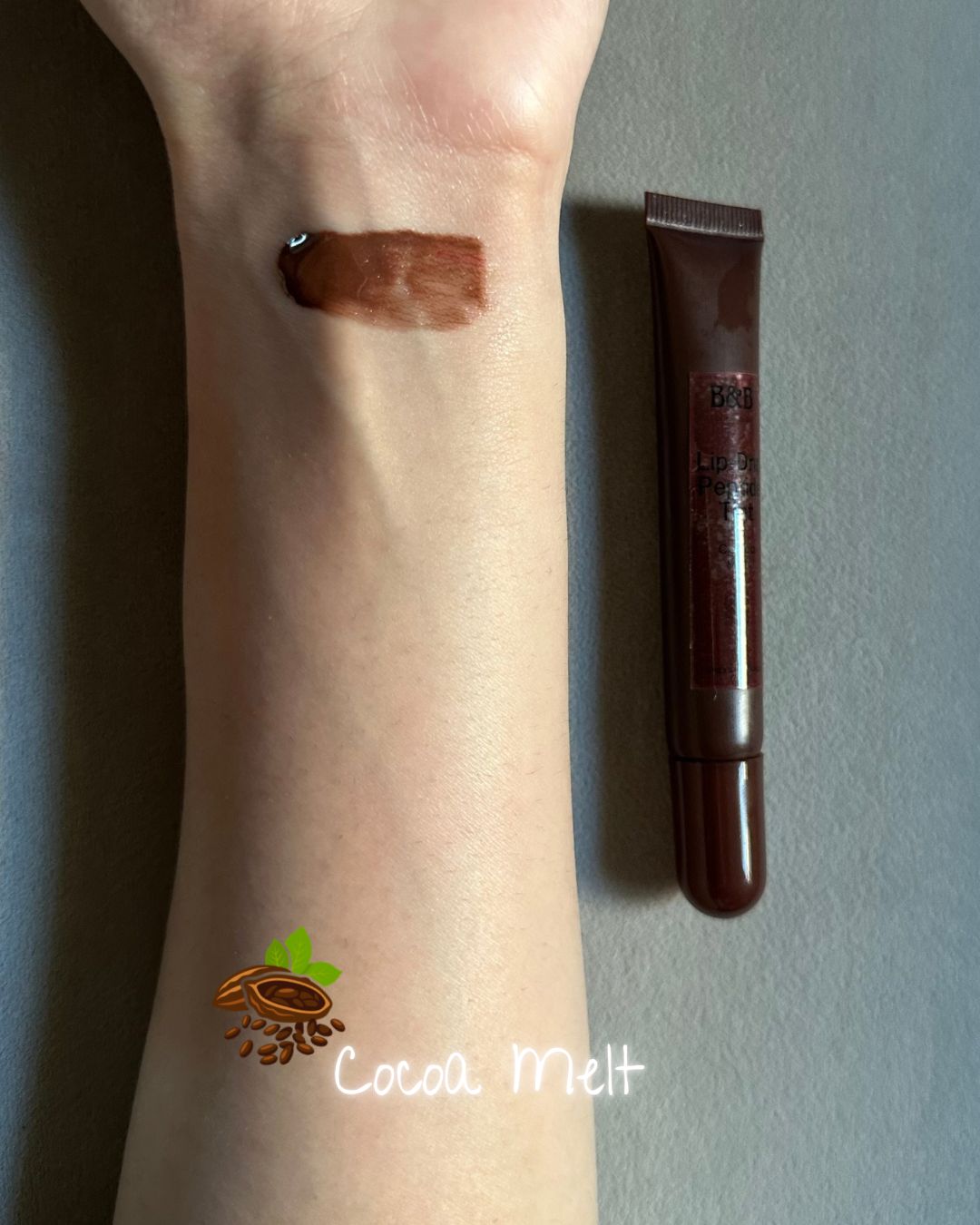 Lip-Drip Peptide Tint – Cocoa Melt 🍫✨