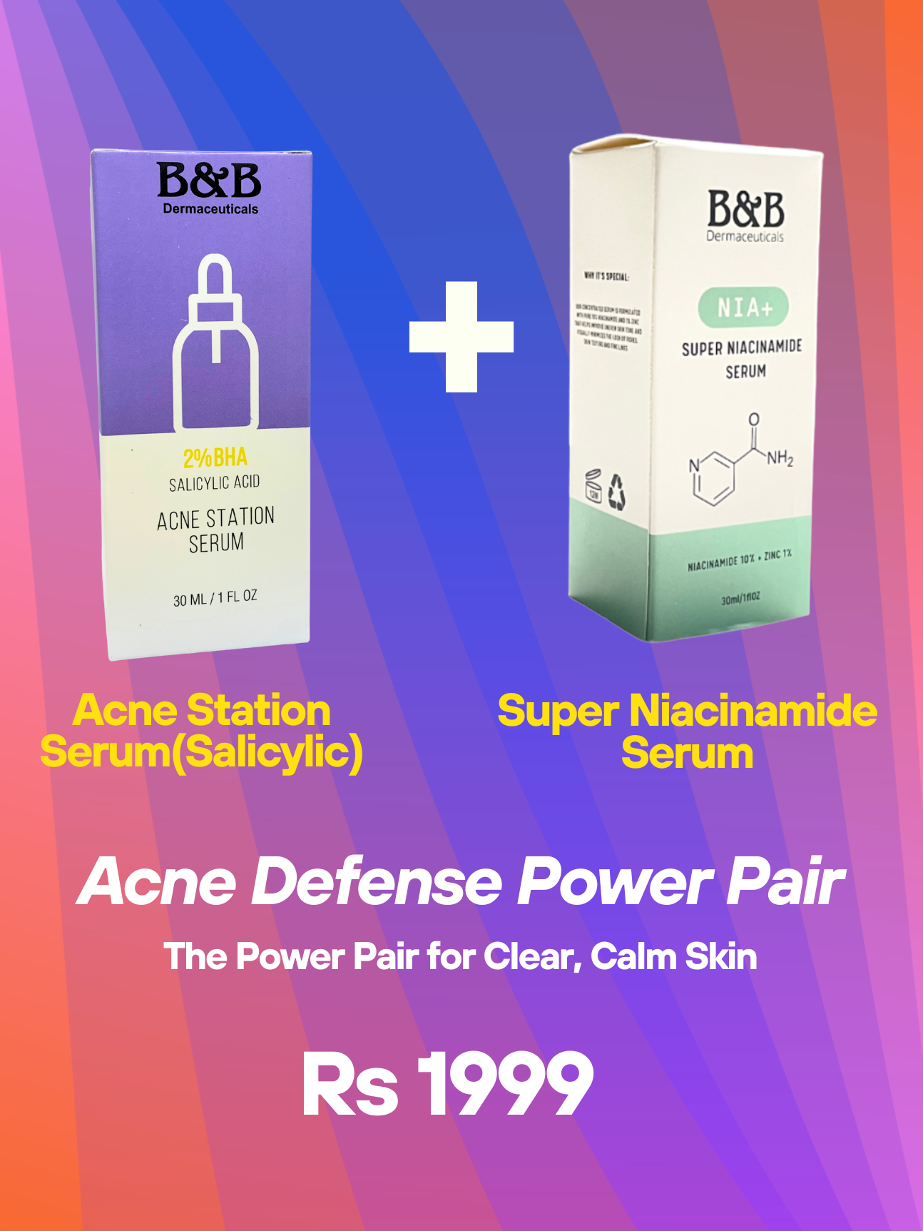 Acne Station Serum + Super Niacinamide Serum Bundle