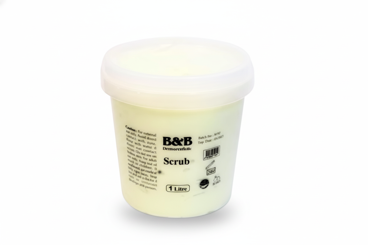 Buy Face & Body Scrub 1 Litre | Exfoliation for Glowing Skin By B&B Derma  1