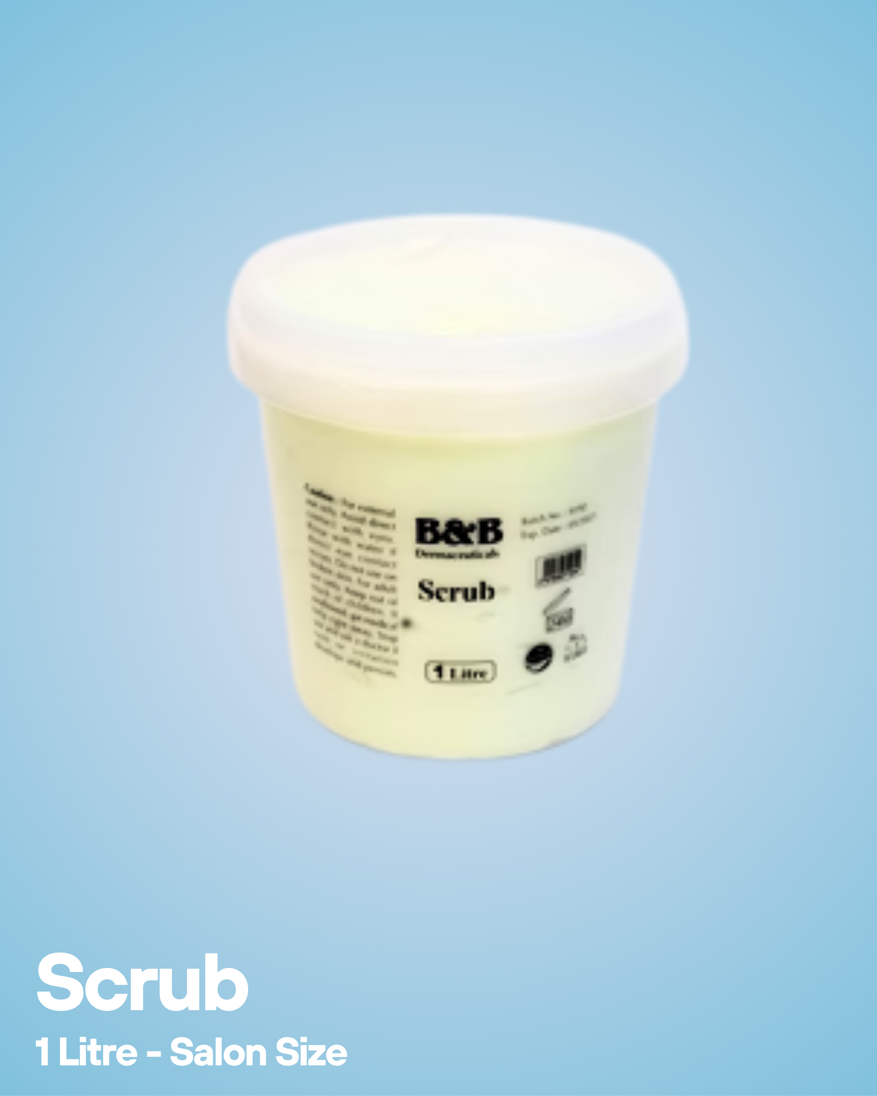 Buy Face & Body Scrub 1 Litre | Exfoliation for Glowing Skin By B&B Derma  1