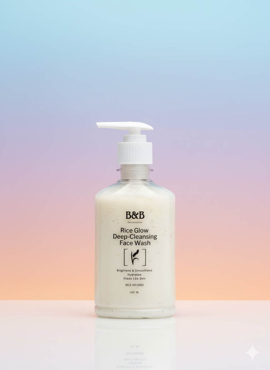 Rice Glow Deep-Cleansing  Face Wash