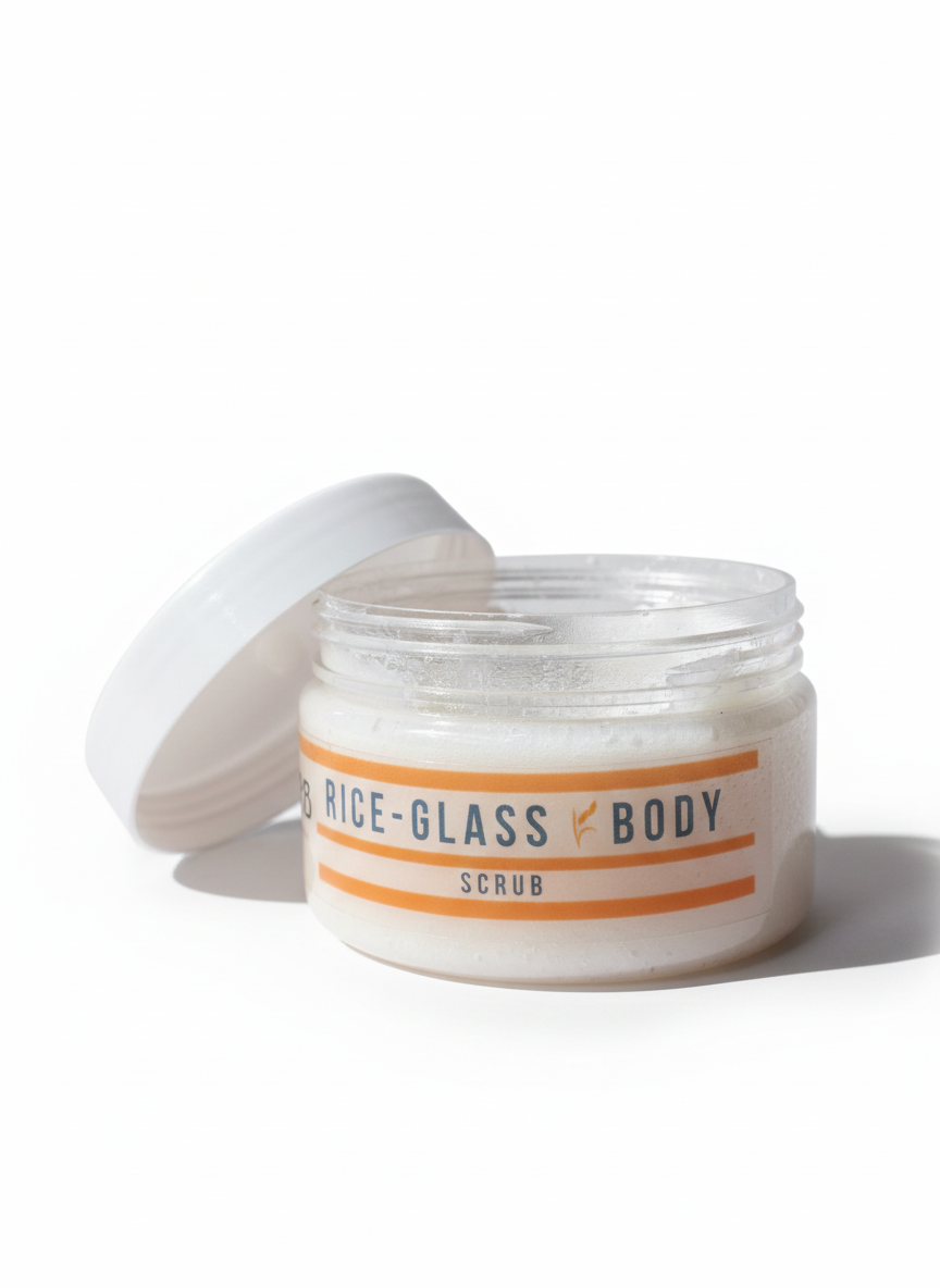 Rice-Glass Body Scrub