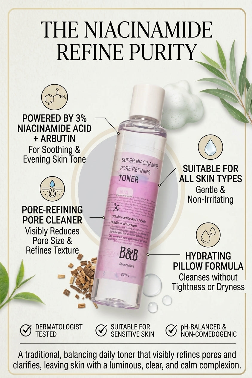 SUPER-NIACINAMIDE PORE REFINING TONER