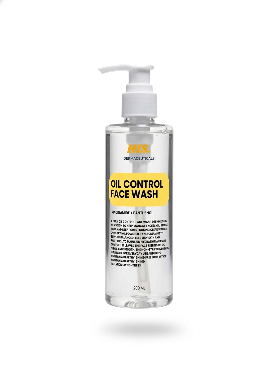 HIS Derma Oil Control Face Wash For Men