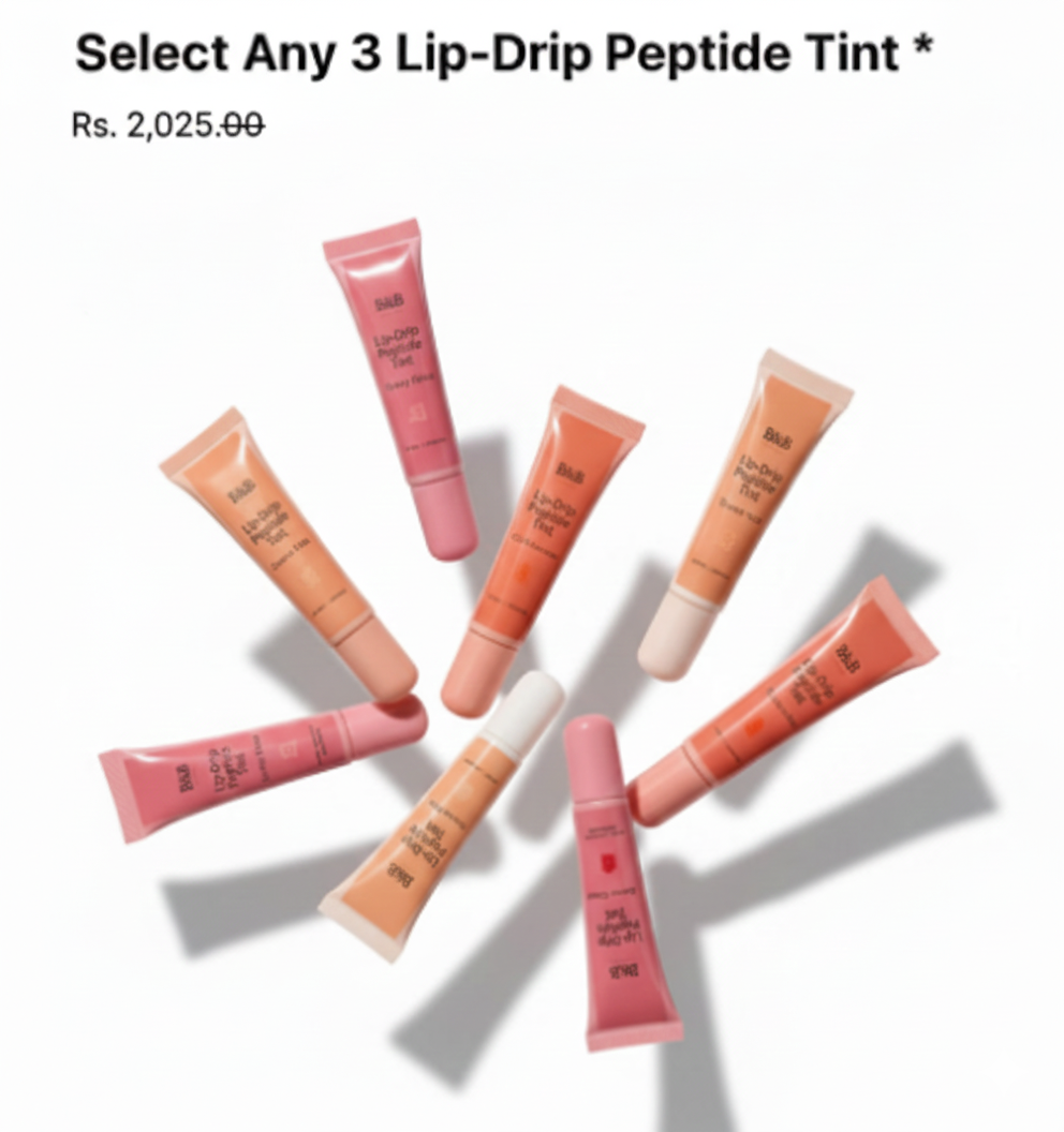 Lip-Drip Peptide Tints Bundle of 3