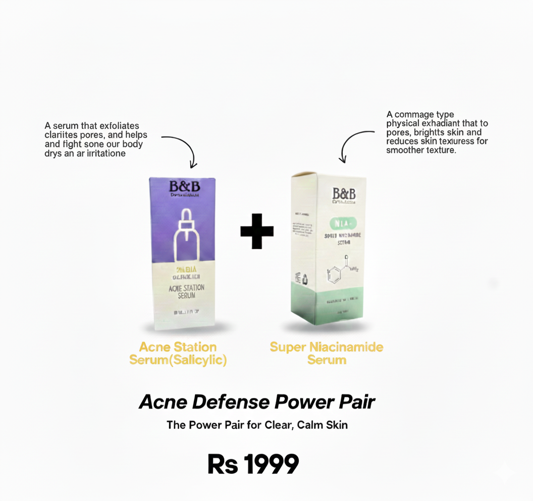 Acne Station Serum + Super Niacinamide Serum Bundle