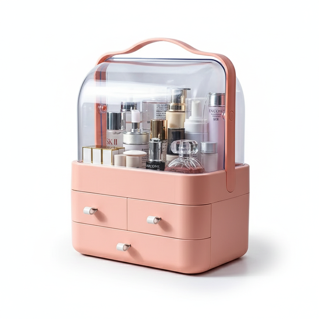 Chic Clear Cosmetic Organizer
