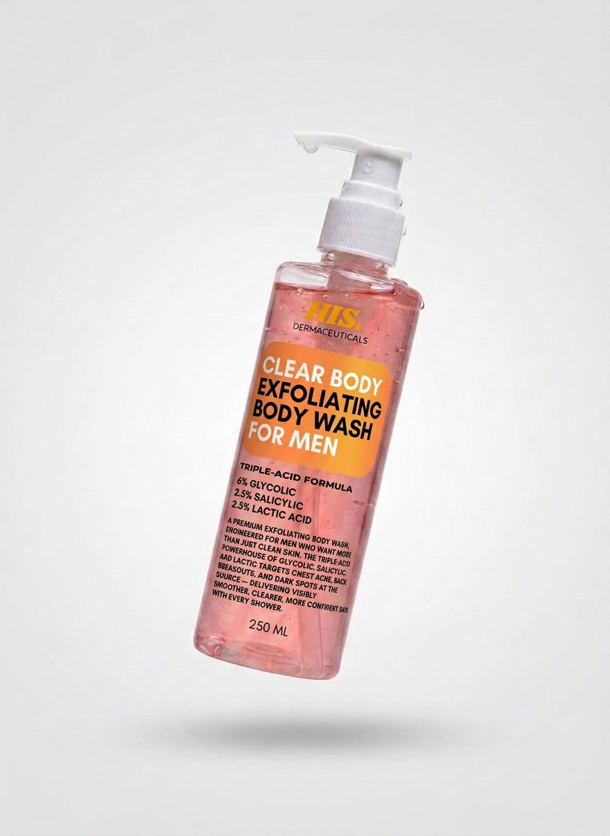 HIS Derma Clear Body Exfoliator For Men