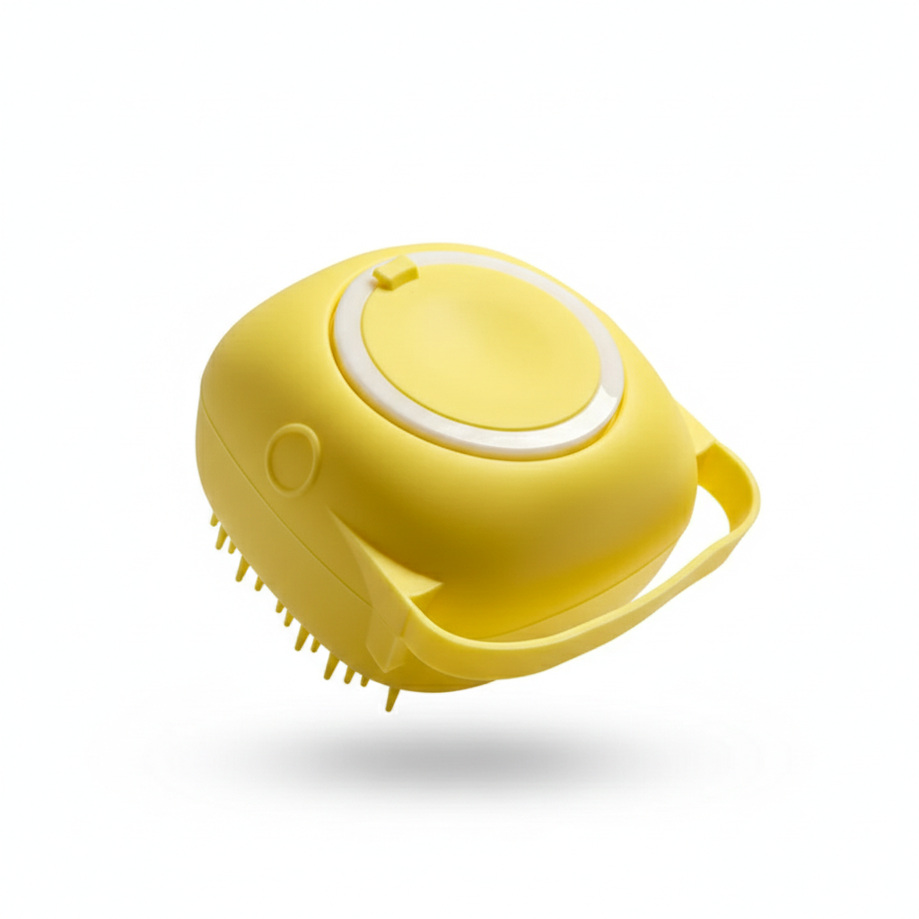 Silicone Bath Body Brush with Built-in Soap Dispenser